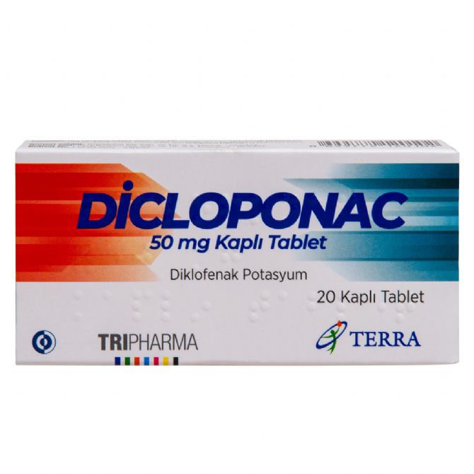 DİCLOPONAC 50 MG KAPLI TABLET