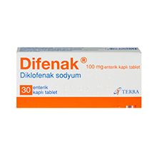 DİFENAK 100 MG 30 TABLET