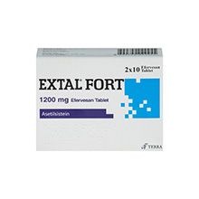 EXTAL FORT 1200 MG 20 EFERVESAN TABLET