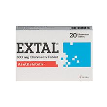 EXTAL 600 MG 20 EFERVESAN TABLET