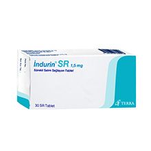 İNDURİN SR 1,5 MG SÜREKLİ SALIM SAĞLAYAN 30 FİLM KAPLI TABLET