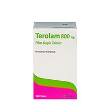 TEROLAM 800 MG 180 FİLM KAPLI TABLET